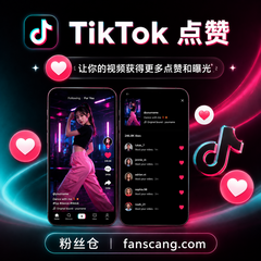 TikTok 视频赞 | 不掉落 | 速度正常